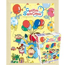 퍼즐피플 짱구는 못말려 직소퍼즐, 짱구는 못말려! 추카추카 100P 액자포함(우드미송), 100p