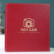 웨딩앨범 포토앨범 PU 사진 6 인치 1000 조각 대용량 가죽 저장 아기 가족 결혼식 스크랩북, J 6inch