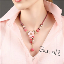 Sun siR여성 목걸이 전통 악세사리 빈티지 선물AK31