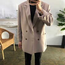 웨일즈 오버핏 웨일즈 클래식 무드 더블 자켓 블레이저_(2 Colors) 95~105