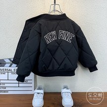 도오빠 아동 점퍼 집업 누빔 아우터 키즈 어린이 주니어