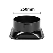 100-300mm ABS 파이프 플랜지 시트 덕트 커넥터 튜브 공기 환기 호스 배기 밸브 신선한 시스템 벤트, [07] 250, 07 250