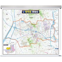 [지도코리아] 청북읍 관내도 110*90cm 롤스크린 소형 - 평택시 평택 청북읍 지도 전도 최신판 지도코리아, 고급천 - 롤스크린 (소형)