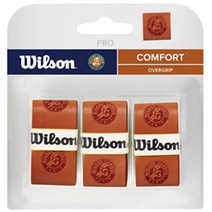 윌슨 프로 오버 그립 3팩 롤랑 가로스 클레이 브라운 테니스 배드민턴