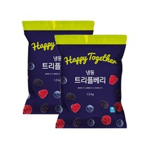 컨피마켓 웰팜 [생활앤] 냉동 트리플베리(칠레산) 1.3kg x 2팩