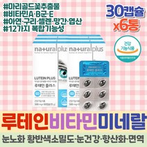 임산부 필수 루테인 비타민 A E B2 B6 B12 나이아신 셀레늄 아연 엽산 망간 눈에좋은 항산화 면역 영양제 복합제 면역력 대두레시틴 결명자 마리골드꽃 추출물 헤마토코쿠스 눈건강