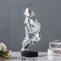 2개 카페 레스토랑 인테리어 포토존 조경시설물 조형물 동상 예술작품, D 2개세트