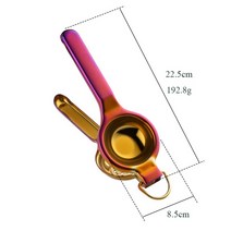 쥬스믹서기 과즙기 쥬서기 가정용 과일 레몬 수동 착즙기 시트러스 오렌지 핸드 압착기 프레스 기계 스테인, 07 1pc no.3