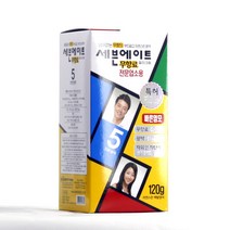 동성제약 전문가용 세븐에이트 무향료 칼라크림 2세트, 5진한밤색, 1