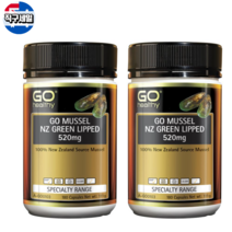 고헬씨 뉴질랜드 초록홍합 520mg 180캡슐 2병 GO Healthy GO Mussel NZ Green Lipped Mussel, 2개, 180정