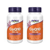 나우푸드 CoQ10 200mg 베지 캡슐 비건, 60개입, 2개