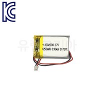 YJ 리튬폴리머배터리 YJ502030 250mAh KC인증 충전지, 1개