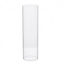 원형유리 약8x28cm 유리화병-대 내열유리제 꽃병