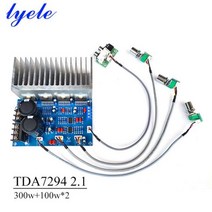 앰프스피커 보드 부품 TDA7294 21 채널 파워 앰프 300w 100w 2 NE5532 BTL 서브 우퍼 Hifi 오디오, TRANSPARENT