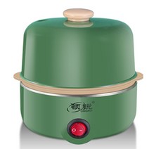 COSYEVNO 계란찜기 자동단전, 그린, 일층