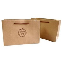 오너클랜 아이비스 1500 크라프트쇼핑백 1박스 320개입 09786[WC6D54C], 혼합