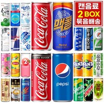 [캔음료] 코카콜라 펩시 제로 맥콜 250 245 음료도매 업소용 소매용 옵션, 에너지드링크_핫식스 더킹러쉬 355ml 24캔