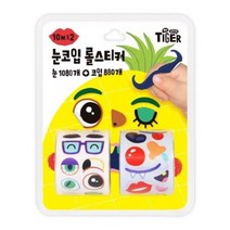 웅진북센 눈코입 롤스티커, One color | One Size, 8809607282176