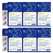 위건강엔 헬리코박터 프로젝트 스페인 감초 추출물 비타민B1 B2 판토텐산 셀렌 600mg 30정, 6개