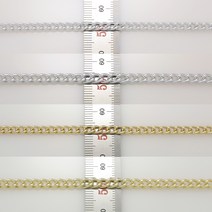 알루미늄 마스크스트랩 목걸이 재료 알미늄 체인 DIY 체인줄 국내생산 금속체인 부자재, DL019(미니고리 골드 2mm 4개)
