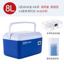 아이스박스 온도계 의료용 보냉 병원 낚시 차량 상자 약품 휴대용 쿨러, 01