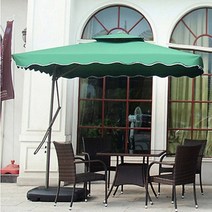 폴딩파라솔_사각_테라스_옥상_대형_야외_홀딩파라솔_그늘막 AD7B, 사각폴딩파라솔 베이지