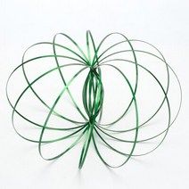 키네틱아트 오리지널 토로플럭스 플로우토이 플로우 링 장난감 키네틱 스프링 홀로그램 이동 야외용, [05] green