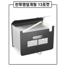 시벅스 아코디언파일 13/25/37/49 A4화일 대용량 무지개 정리파일 화일 학교 사무실 학원 피아노, 반투명 덮개 13포켓