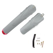 반사판 흙받이/자전거흙받이 물받이 바퀴펜더 머드가드 빗물 흙탕물 튐 방지, 그레이