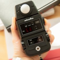 레트로 디지털 노출계 미놀타 Minolta Flash Meter II (No.118756)+Reflected Diffuser+Strap