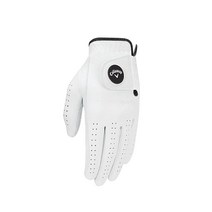 Callaway 남성용 옵티 플랙스 골프 장갑 화이트 카데트 S 왼손용, Worn on Left Hand, Standard, Small