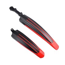 자전거 흙받이 물받이 앞뒷바퀴세트 연결브라켓포함자전거머드가드 자전거물받이 자전거바퀴덮개 자전거흙받이 자건거흙튐방지, 레드