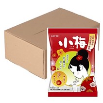 일본과자 직구 일본간식 캔디 롯데 코우메(가방) 68g×10봉