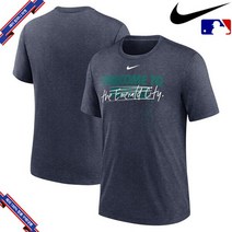 [미국정품] 나이키 MLB 시애틀 매리너스 홈 Spin Tri-Blend - Heather Navy 911340