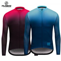 YKYWBIKE 프로 사이클링 저지 자전거 스포츠웨어 의류 산악 자전거 의류 긴 소매 사이클링 의류