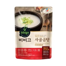 CJ더마켓 간편식 즉석식품 국레시피 탑티어 비비고 사골곰탕 국 탕 찌개 밀키트 500G, 30개