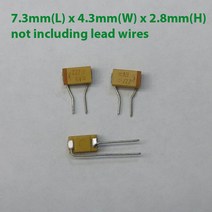 미놀타 X-700 X-370 Release Capacitors C9 C10 3 pcs CHO아이스 Tantalum Electrolytic