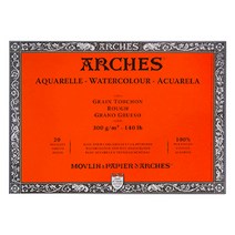 캔손 아르쉬 황목 300g 수채패드 31X41cm 20매