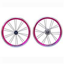 카본휠셋 카본삼발이 라이트웨이트휠 litepro 1416 인치 m83 접는 자전거 아우터 3단 속도 휠 세트 eieio 스트레이트 풀 스타 awn 412 wheelset, 14인치 블랙