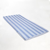 매직베드 3단 접이식 매트리스 전용 통시트 커버, 라인네이비