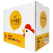 웁스 오리지날 반려동물 간식 닭 22g x 30p, 닭가슴살, 20개