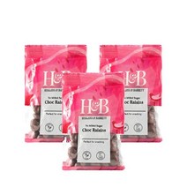 홀랜드앤바랫 노 애디드 슈가 초콜릿 건포도 125g Holland & Barrett No Added Sugar Choccy Raisins, 3팩