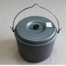 대용량 캠핑찜통 핸들형 라면 경질코펠 솔캠 그립감 캠핑냄비 캠핑후라이팬 낚시터코펠 백패킹 라면코펠, 코펠中