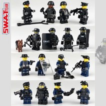 경찰 SWAT 레고 밀리터리 피규어 수송헬기 작전트럭 지프차 장갑차 헬기, 보급형 지프차 단품