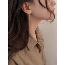 모파 선물 S925 실버 체인 수술 여 롱 드 귀걸이