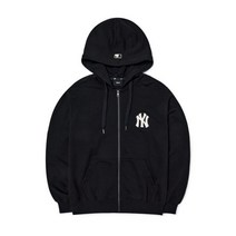 [국내 매장판] MLB 공용 베이직 미디움로고 후드집업3ATRB0124-50BKS 300187