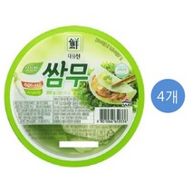 대림선 사조 쌈무 와사비맛 350g X 4개