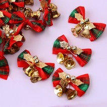 크리스마스 리본 미니 종 성탄종 리본종 미니종 트리장식, 상세페이지 참조