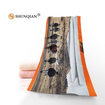 드라잉타월 아이돌 서포트 Ateez 마이크로파이버 페이스 타올 35x75cm 빨리 건조 스포츠 타월, [01] 35x75cm, [13] 12