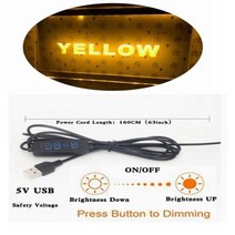 네온간판 조명 사인 아트 레터링 글씨 LED 인테리어 네온 바 오픈 홈 장식, 12.Yellow - 30x20 Desktop Styl